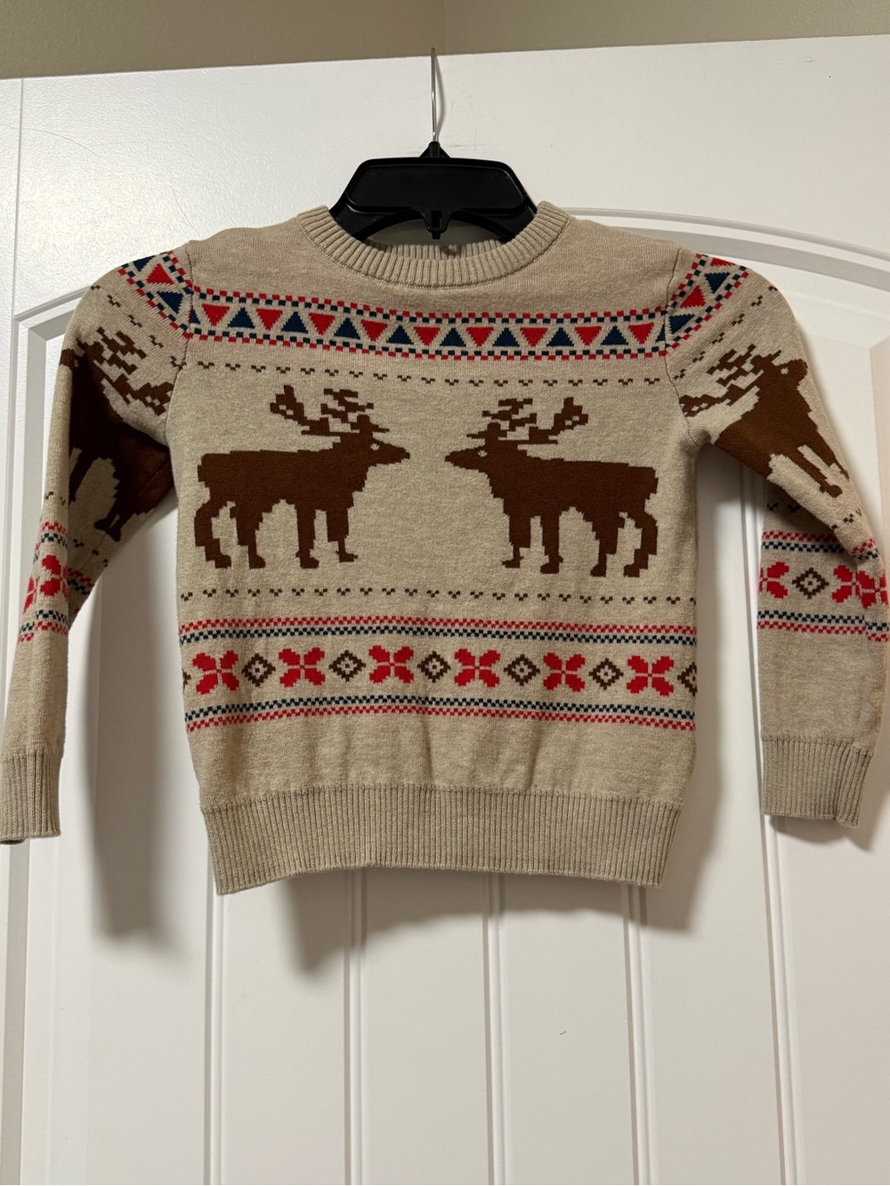 Andy & Evan Fair Isle Moose Sweater
